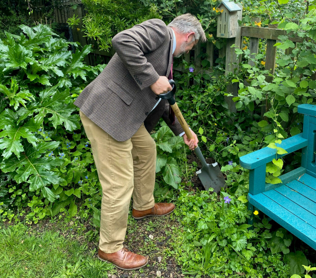 Planting of Discoverers Apple Tree by Head Teacher)